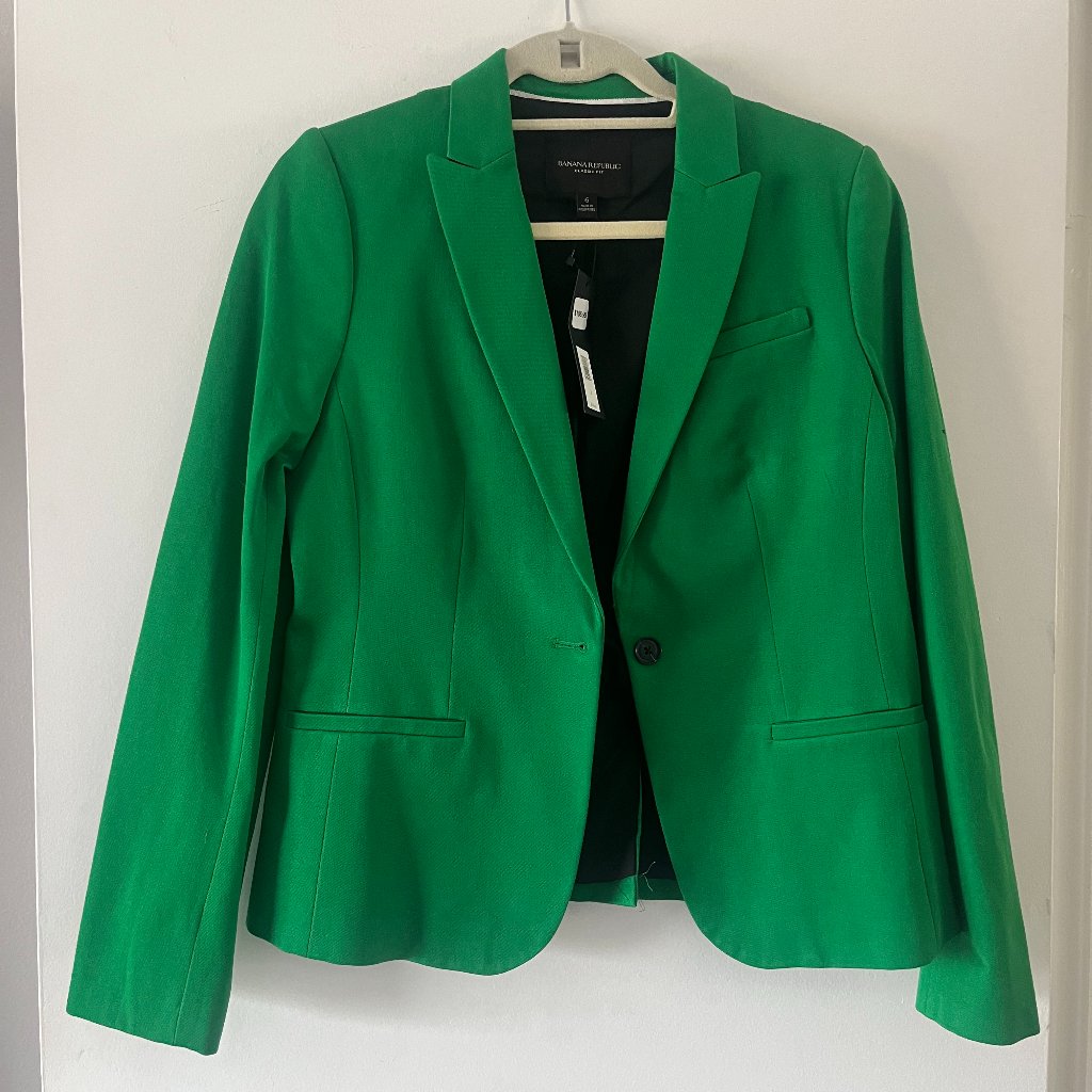 Banana Republic Green Blazer